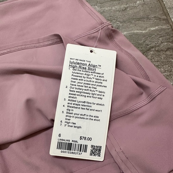 NWT Lululemon Align Skirt - Picture 4 of 6